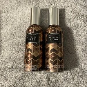 Two (2) Bath & Body Works Peppered Suede Room Spray